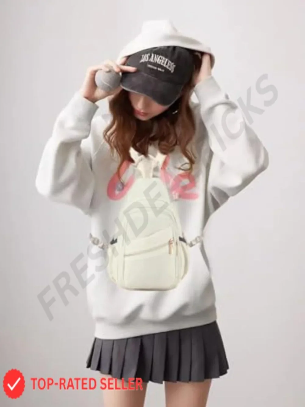 Water Resistant Nylon Mini Backpack Convertible Crossbody Sling Daypack